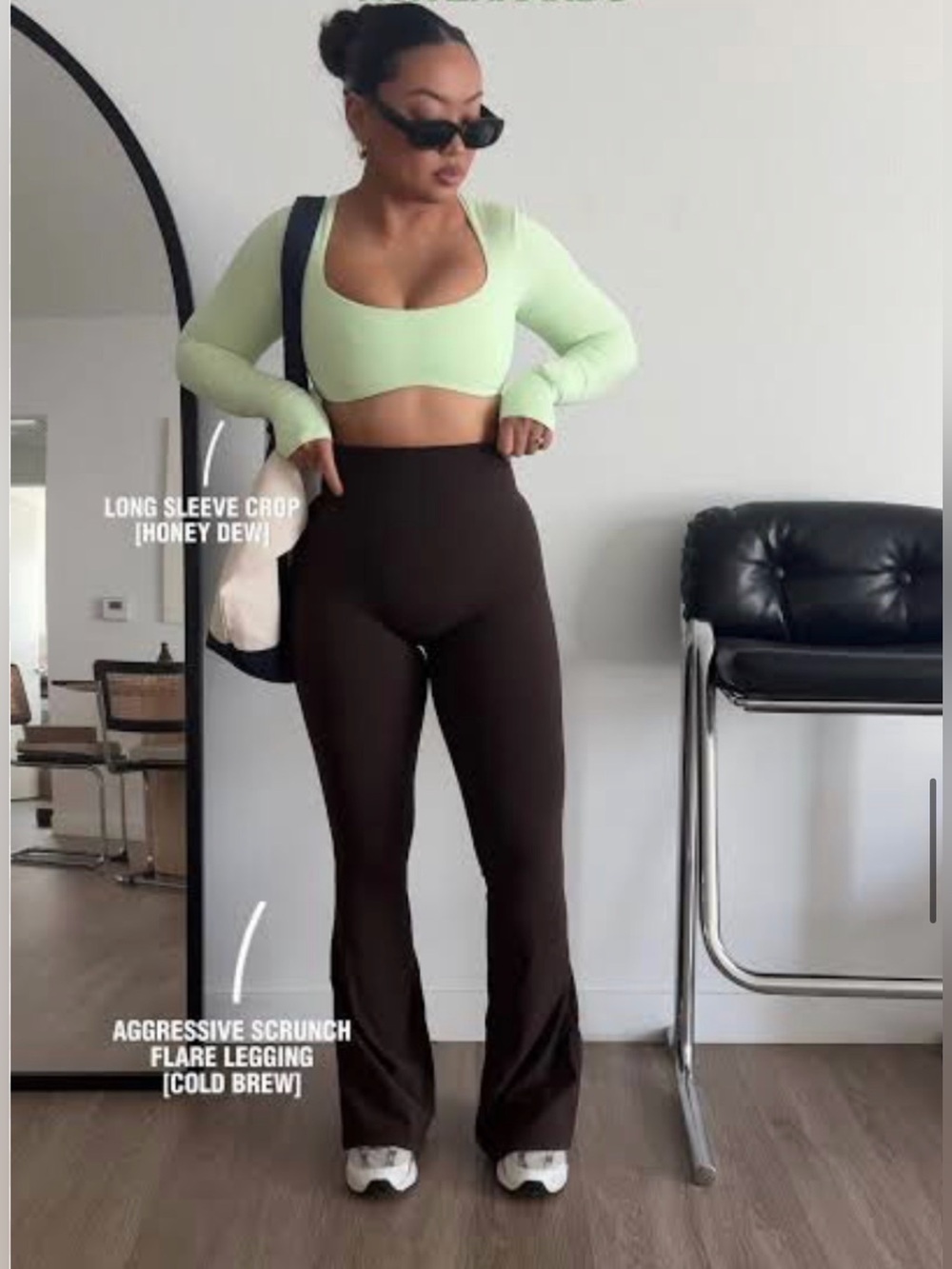 🆕Buffbunny - Aggressive Scrunch Flare High Rise Legging